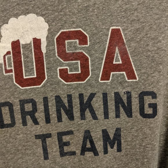American Eagle AE Men's "USA Drinking Team" Tailgate T-shirt Me… - Picture 3 of 7